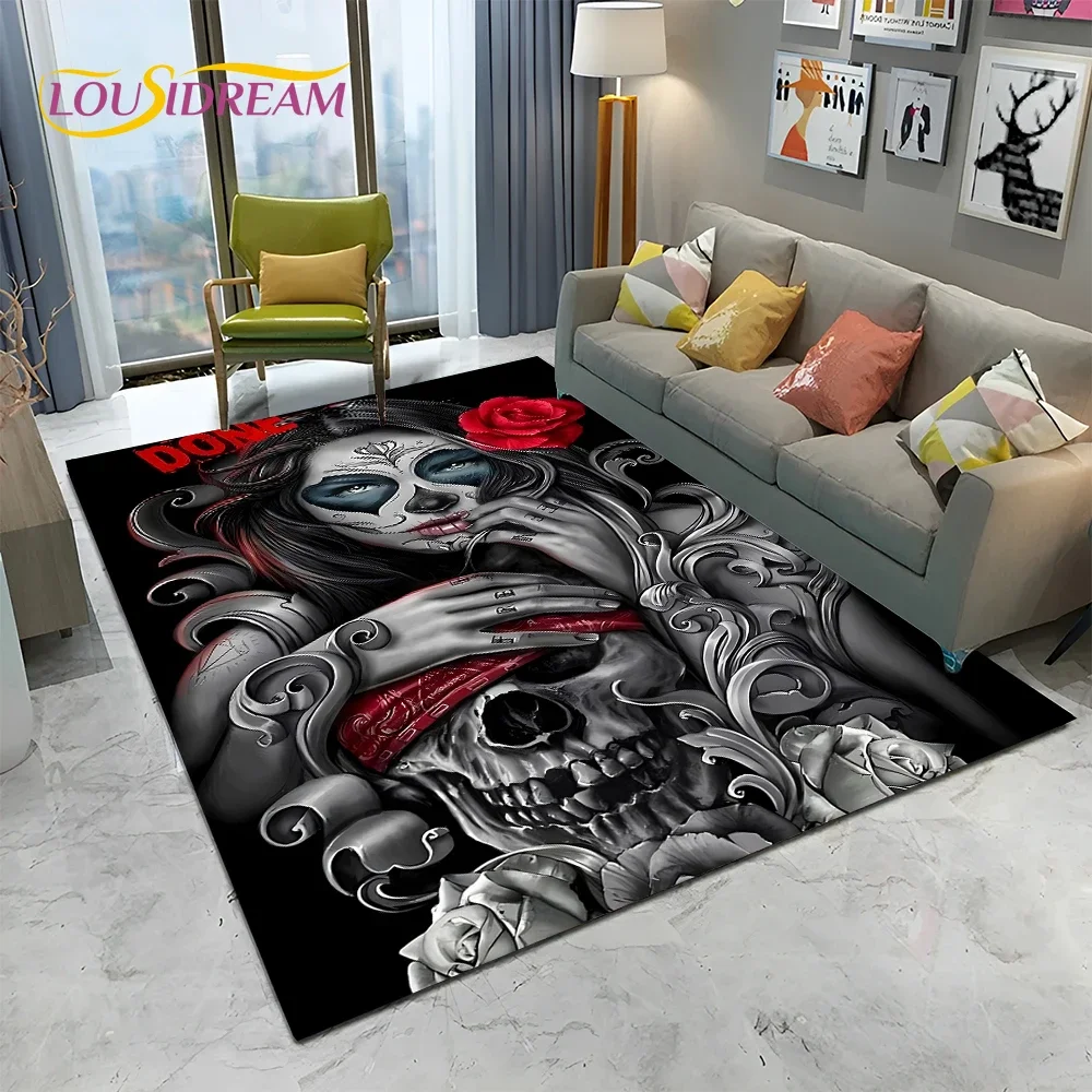 Korku Gotik Kadın Kafatası Ölü - Home Textiles Sale incelemesi ve fiyatı
