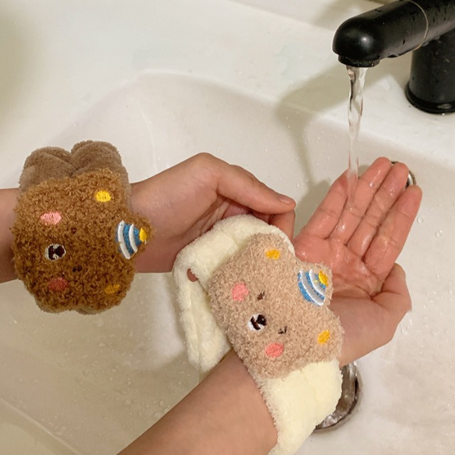 1 çift karikatür ayı yüz yıkam - Home Textiles Face Towel incelemesi ve fiyatı